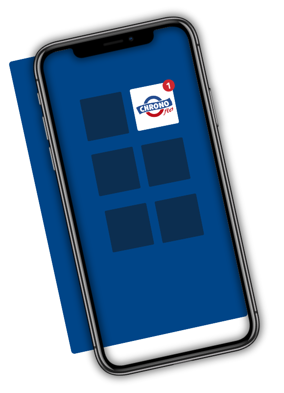 Téléphone, application mobile CHRONO Flex